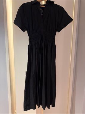 bungalow maxi popover dress in linen Bungalow maxi popover dress in linen - STACIE FLINNER